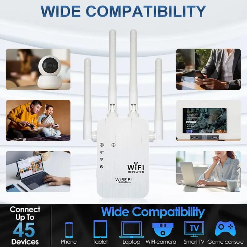WiFi Extender 5G 1200mbps | Amplify Your Wi-Fi Coverage in Under 60 Seconds
