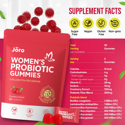 Cranberry Women's Probiotic Gummies
