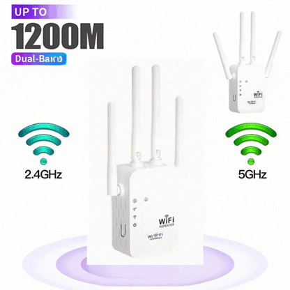 WiFi Extender 5G 1200mbps | Amplify Your Wi-Fi Coverage in Under 60 Seconds