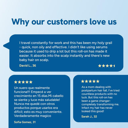 Premium Hair Growth Roll-On Serum