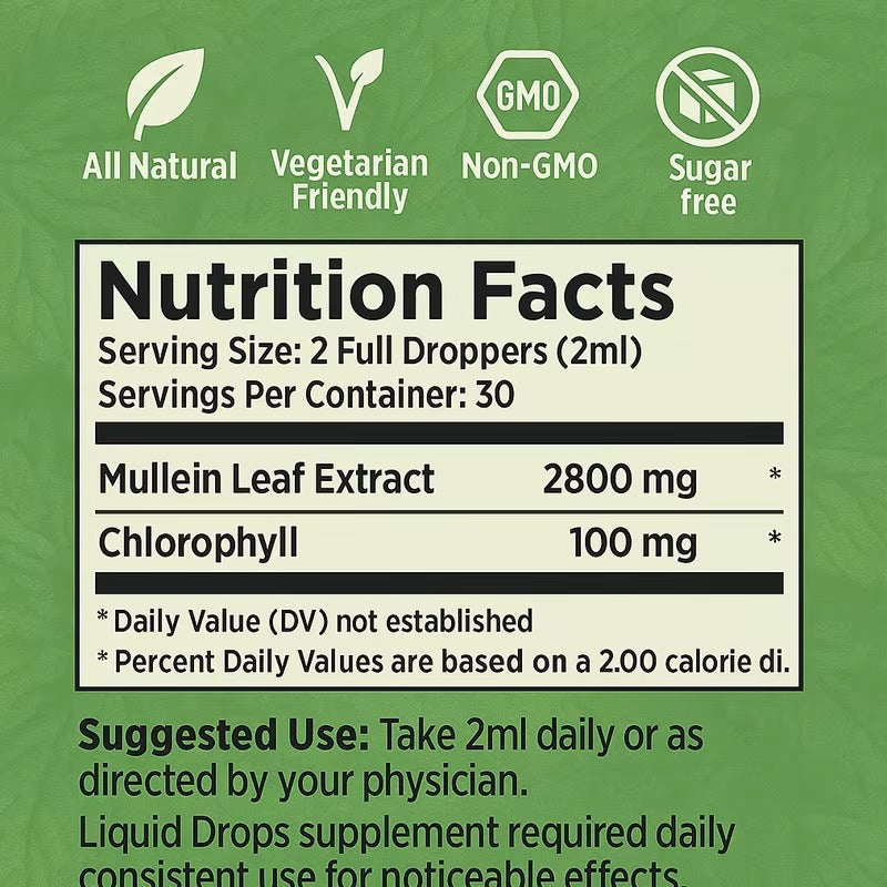 Mullein Leaf Drops